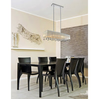 Water Drop 17 Light Chrome Chandelier