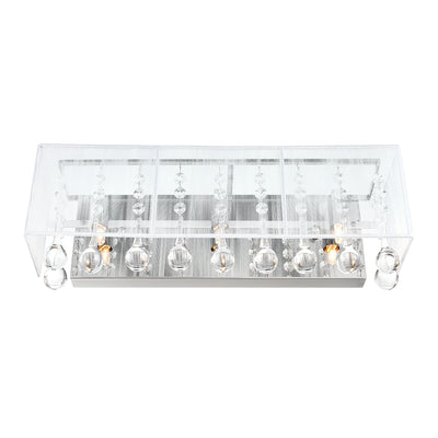 Water Drop 3 Light Chrome Vanity Light