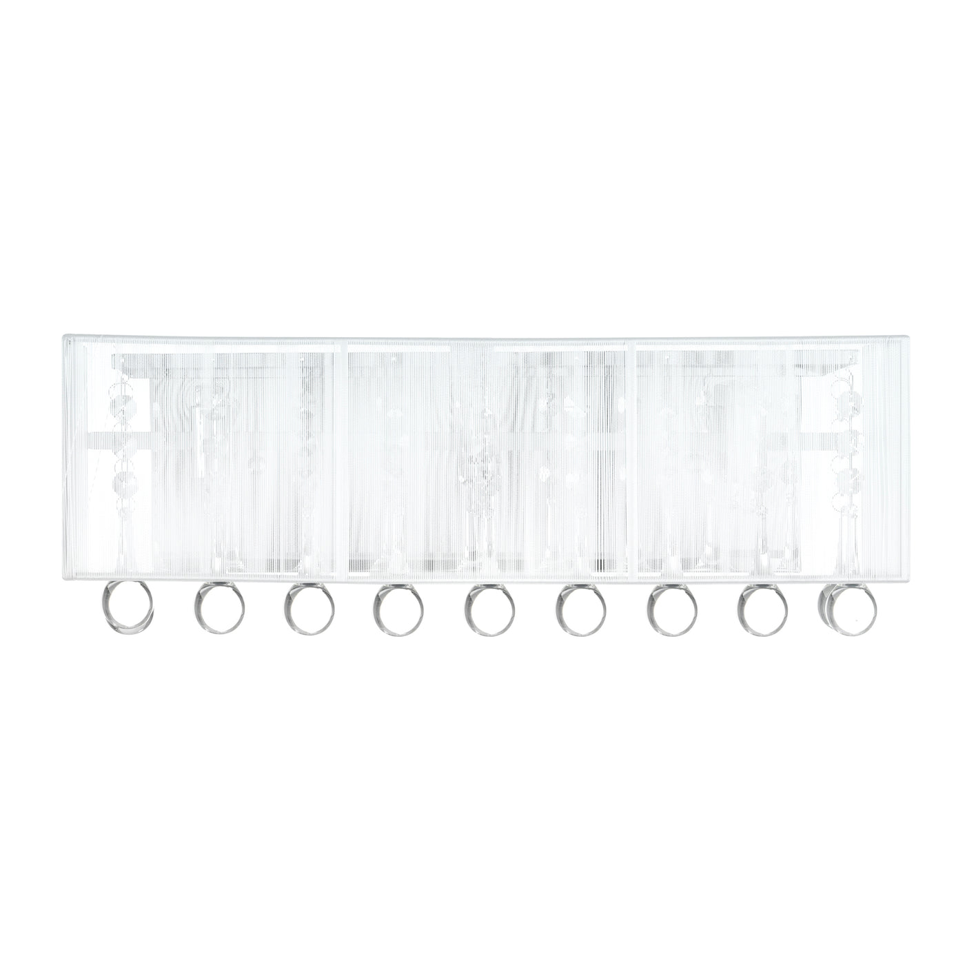 Water Drop 3 Light Chrome Vanity Light