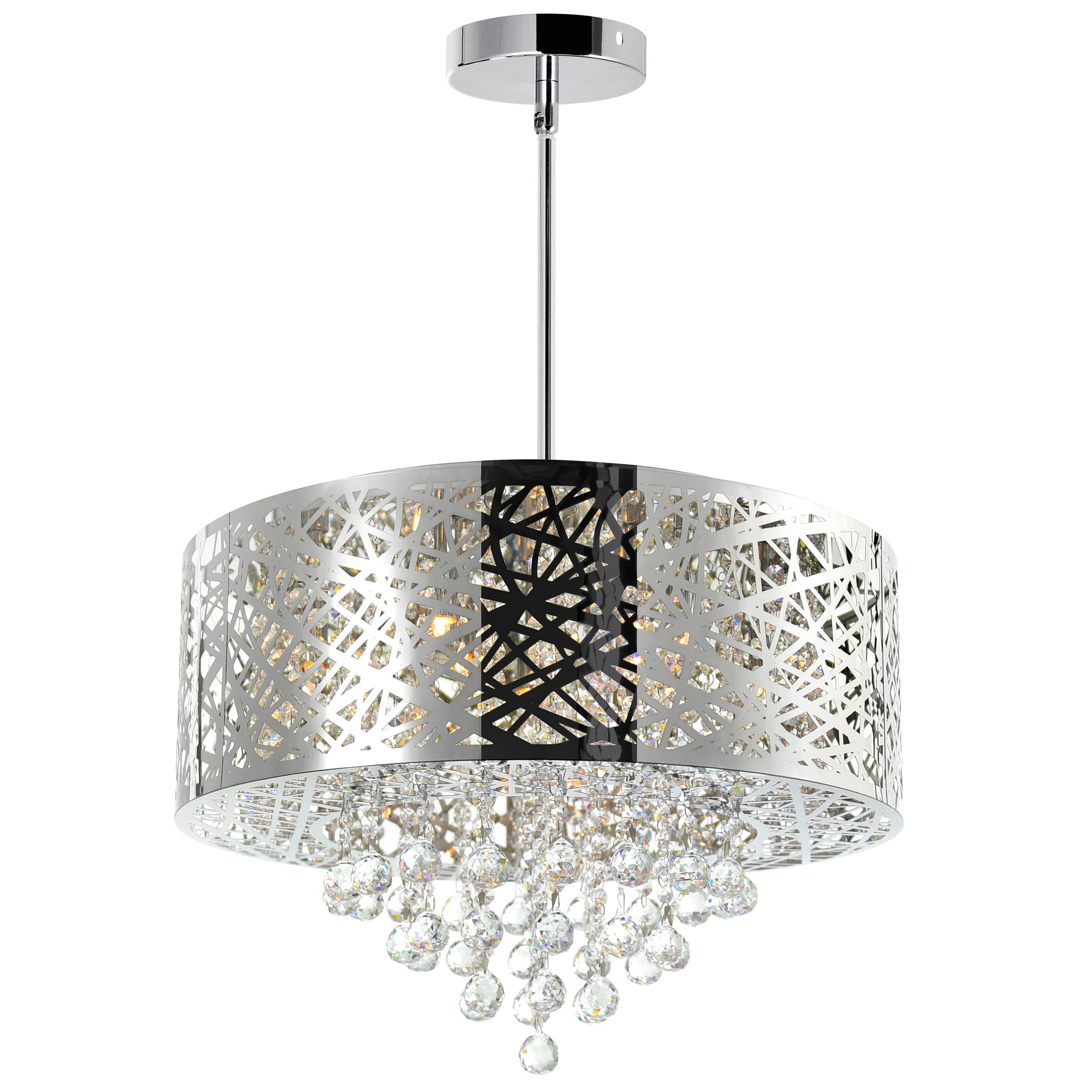 Eternity 9 Light 22in Chrome Chandelier