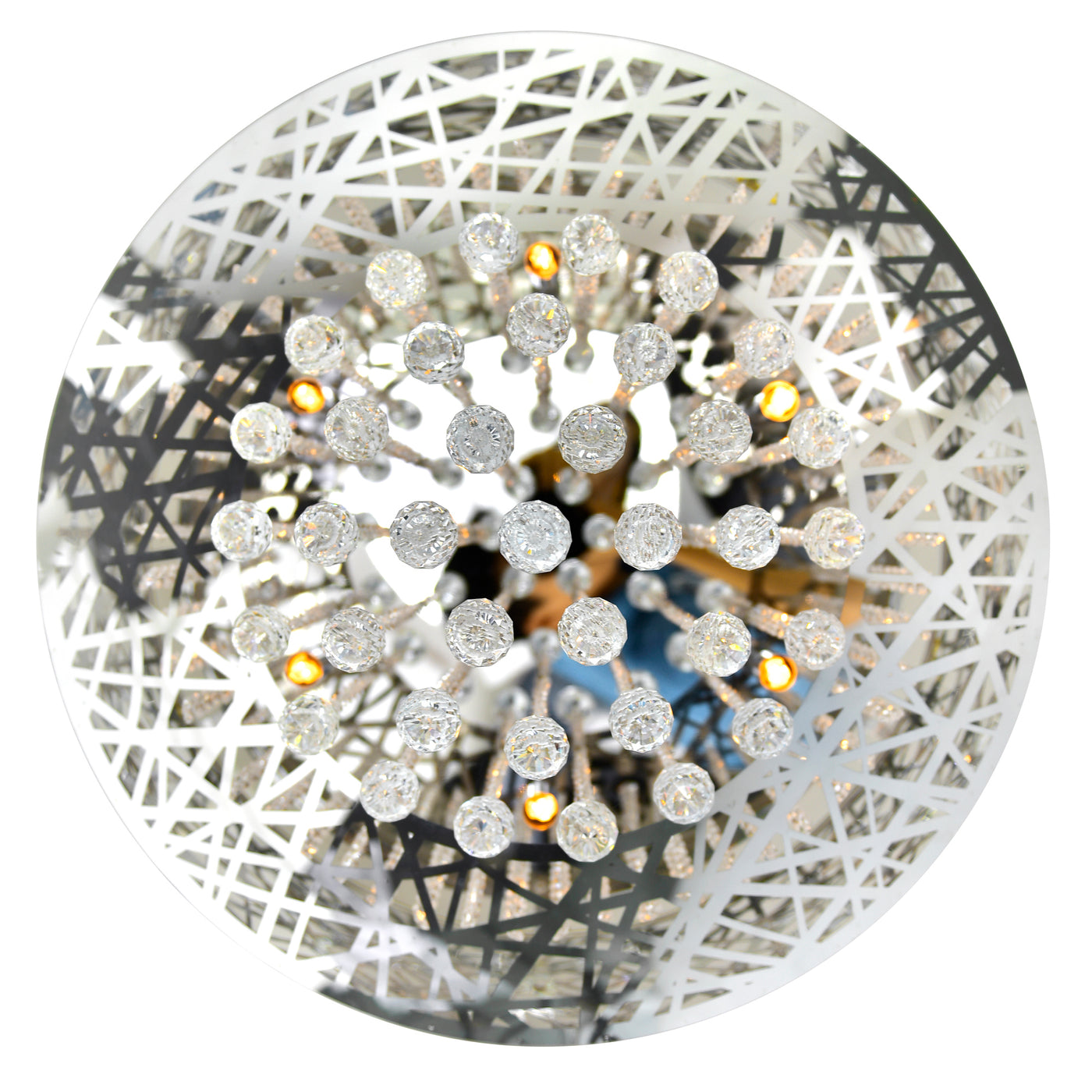 Eternity 9 Light 22in Chrome Chandelier