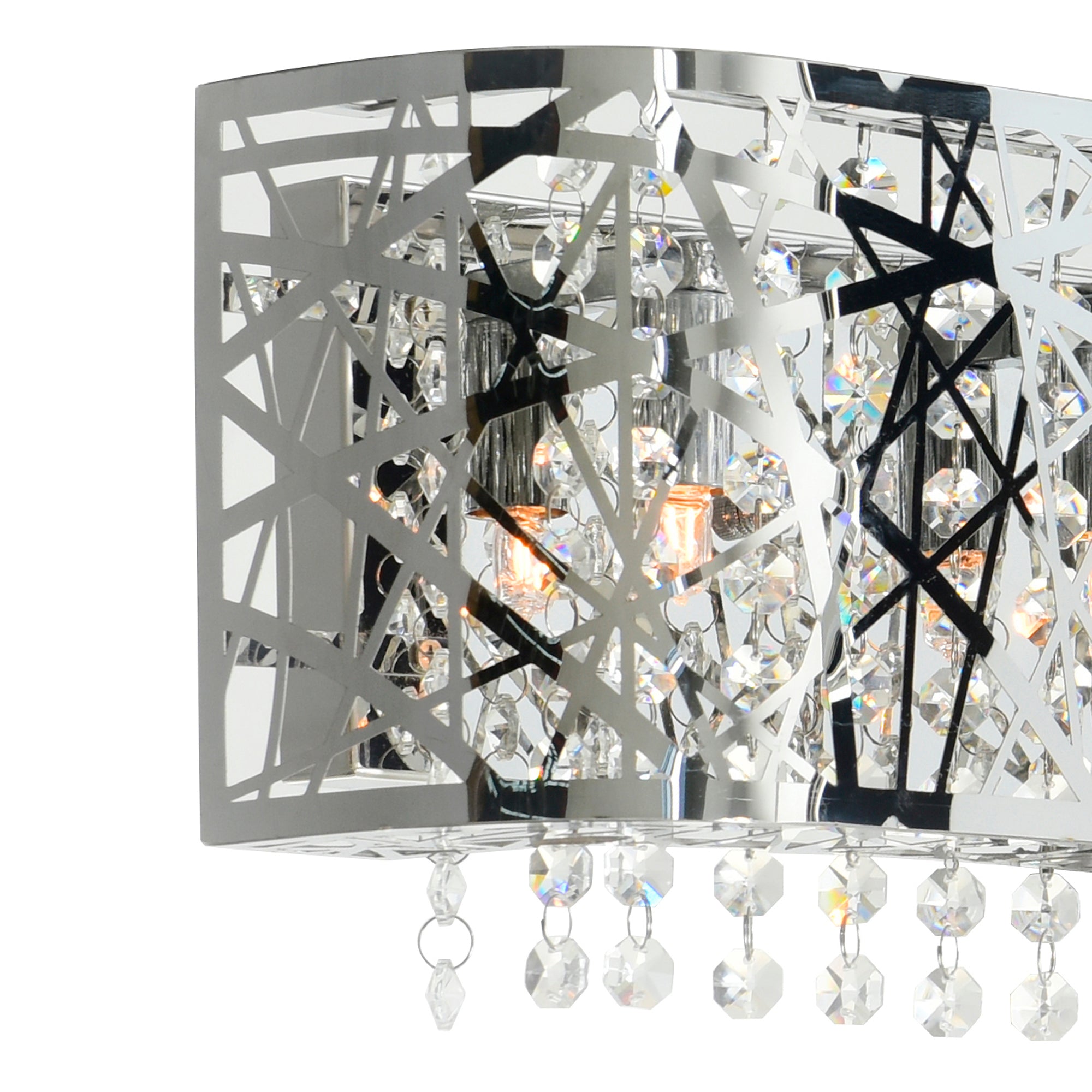 Eternity 6 Light 32 Inch Chrome Vanity Light