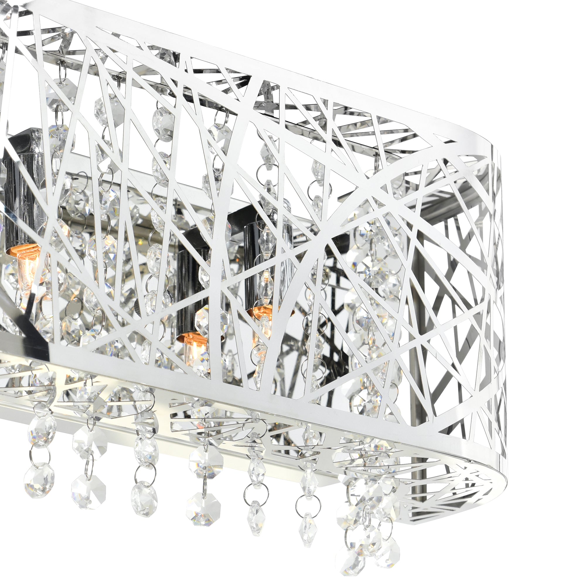 Eternity 6 Light 32 Inch Chrome Vanity Light