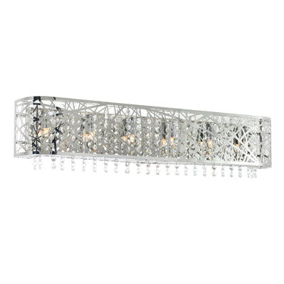 Eternity 6 Light 32 Inch Chrome Vanity Light