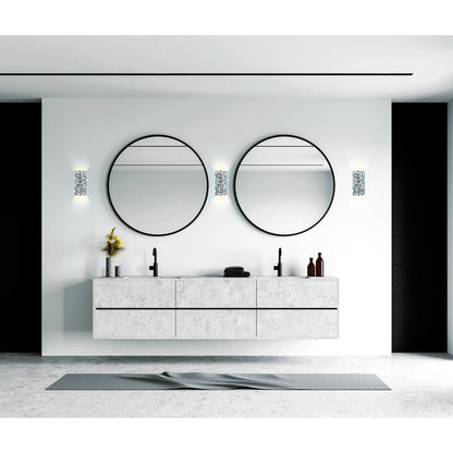 Chique 4 Light Chrome Wall Sconce