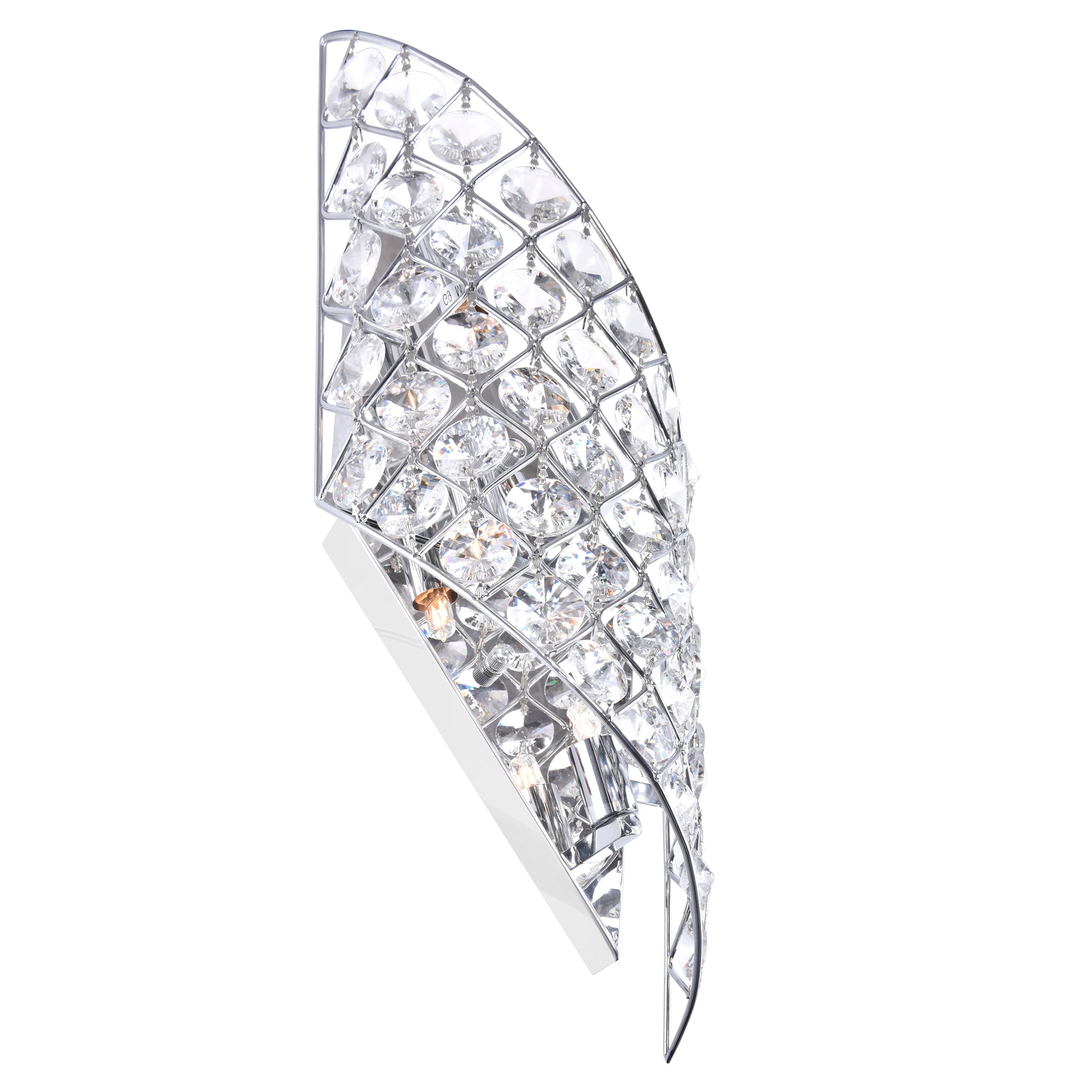 Chique 4 Light Chrome Wall Light