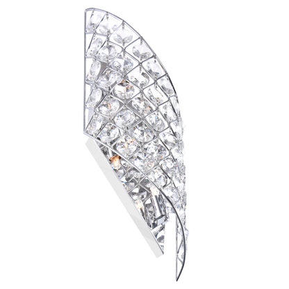 Chique 4 Light Chrome Wall Light