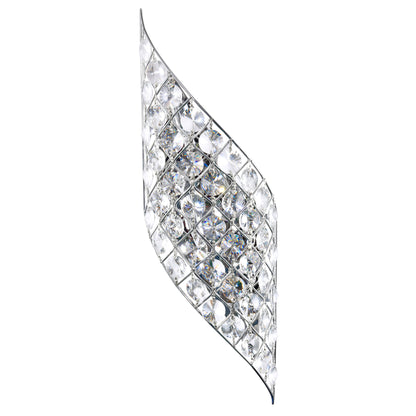 Chique 4 Light Chrome Wall Light
