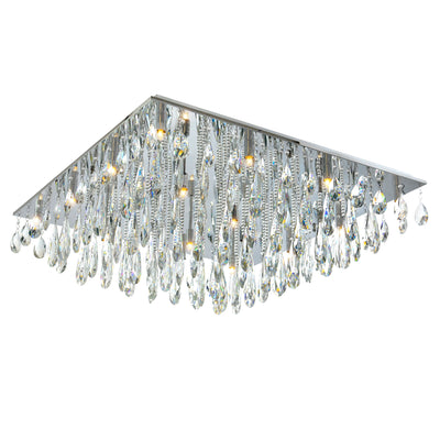 Bianca 20 Light Chrome Flush Mount