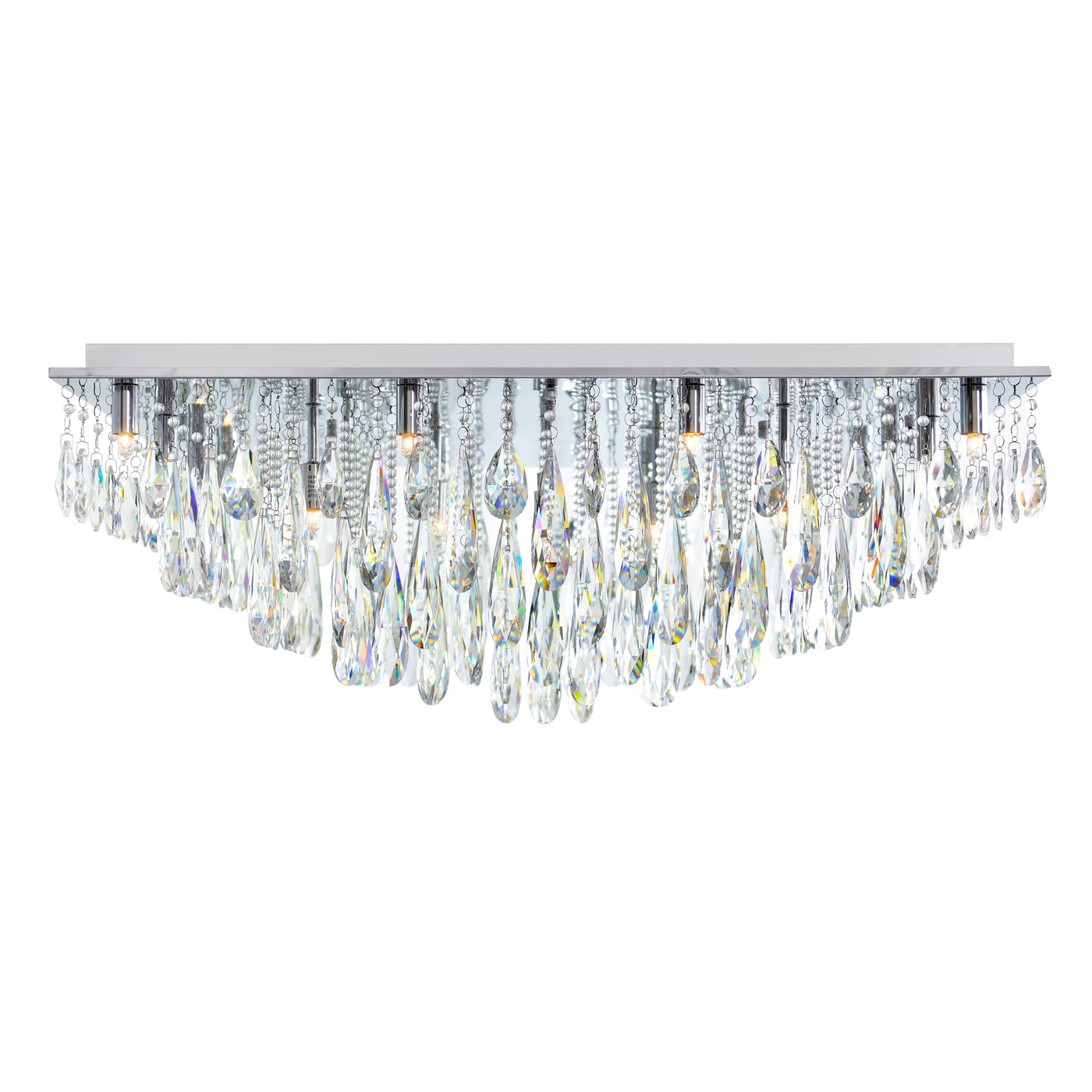 Bianca 20 Light Chrome Flush Mount