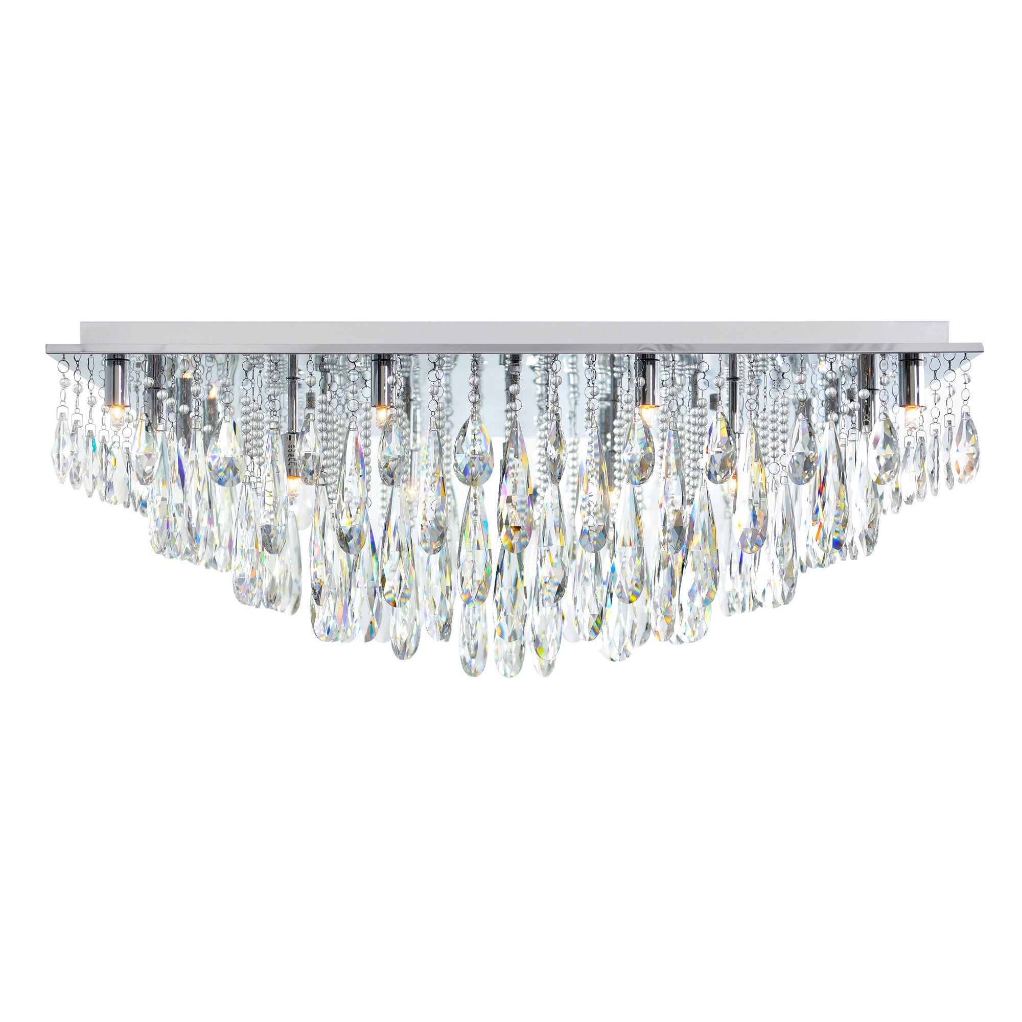 Bianca 20 Light Chrome Flush Mount