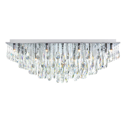 Bianca 20 Light Chrome Flush Mount