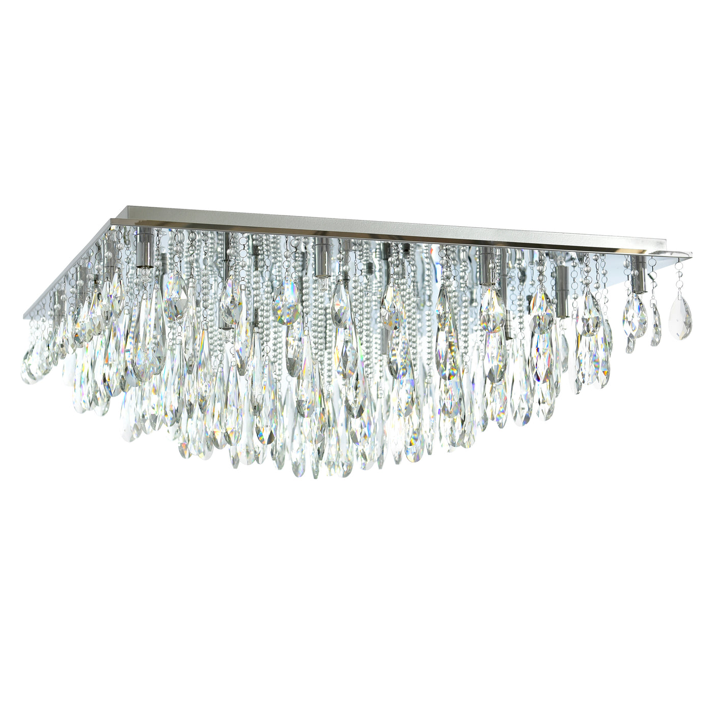 Bianca 20 Light Chrome Flush Mount