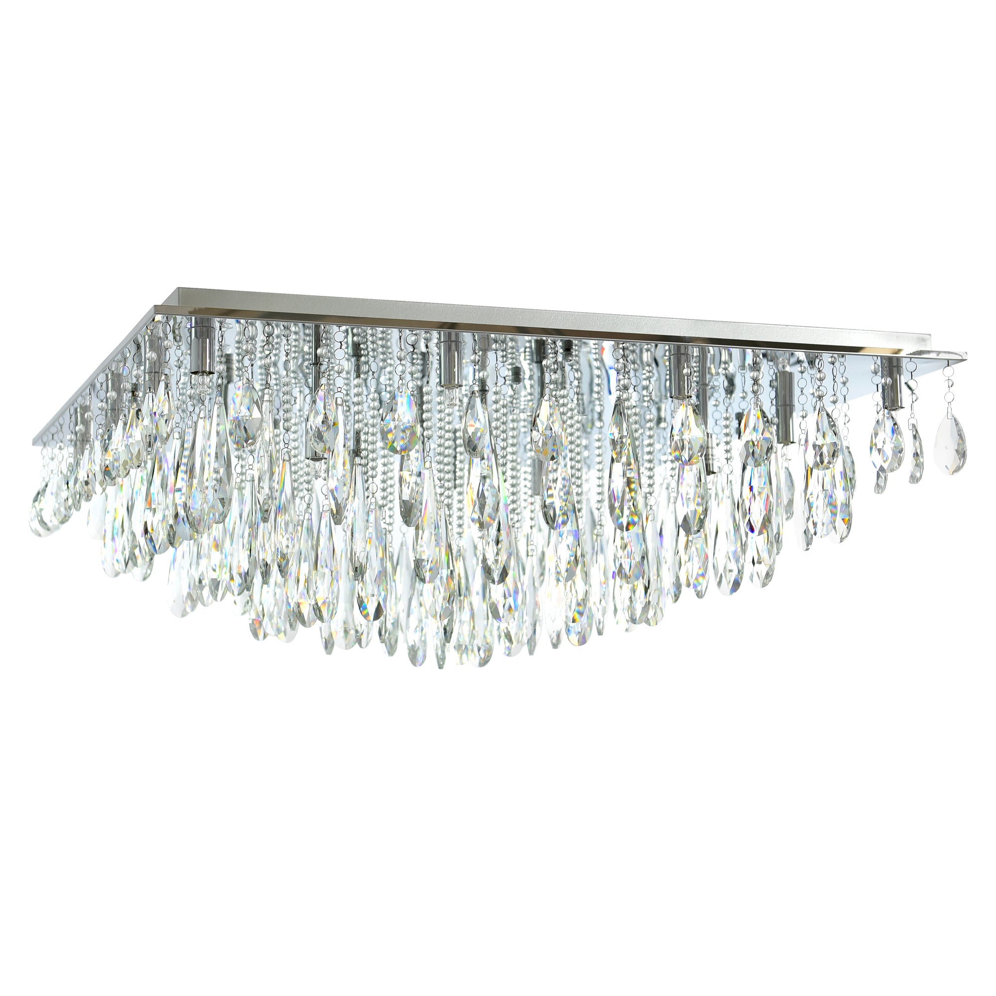 Bianca 20 Light Chrome Flush Mount
