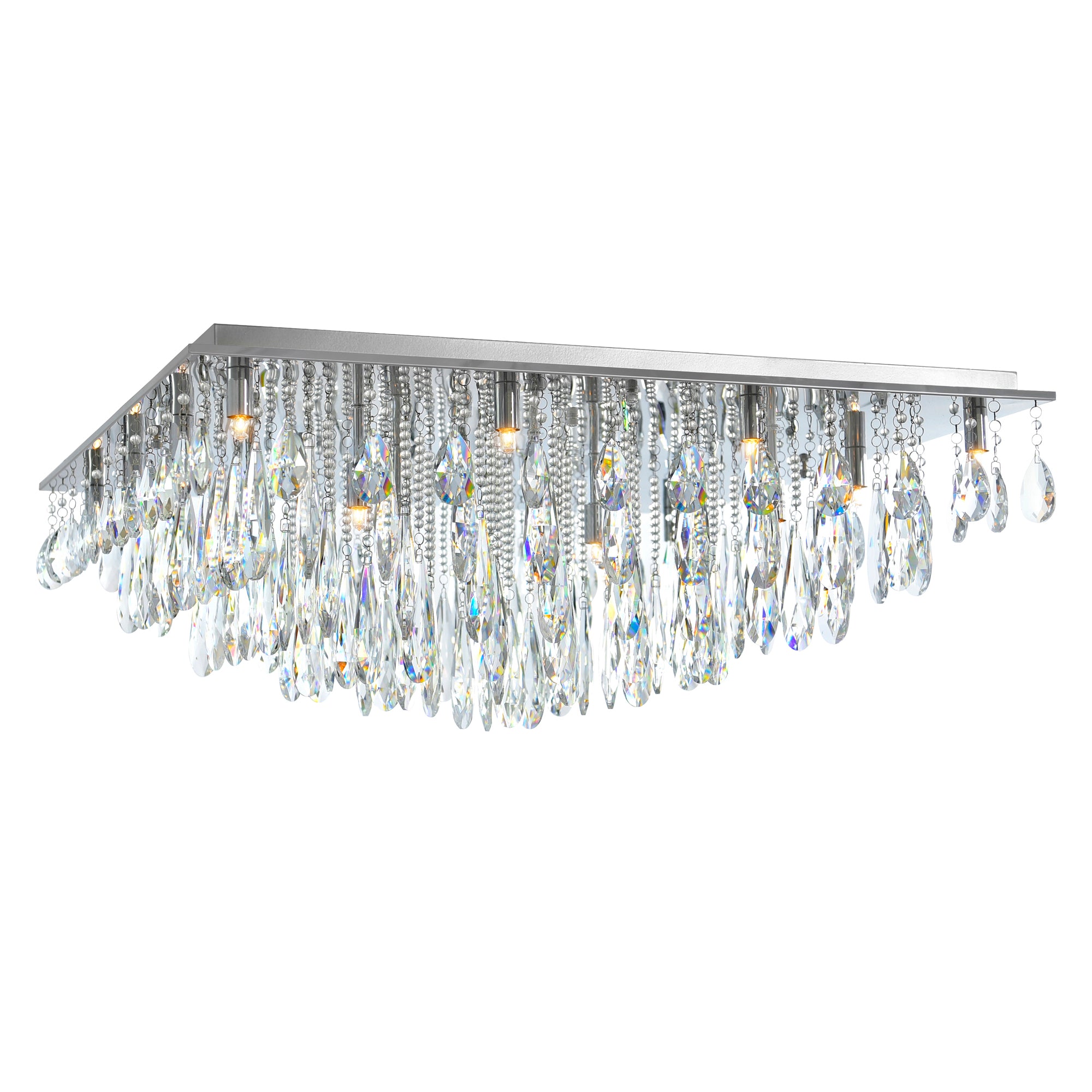 Bianca 20 Light Chrome Flush Mount