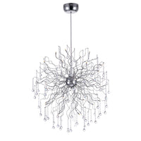 Cherry Blossom 32 Light Chrome Chandelier