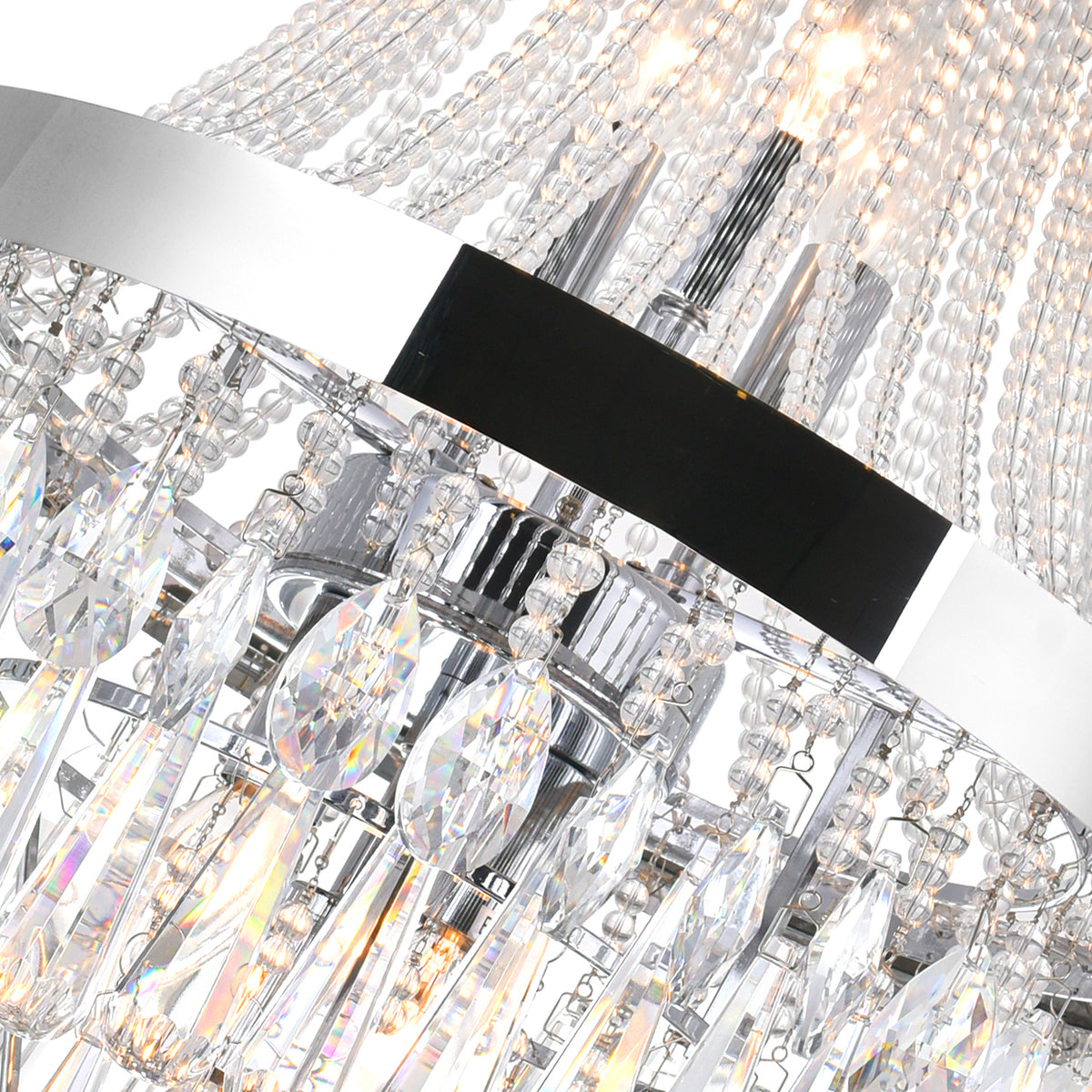 Vast 13 Light Chrome Chandelier