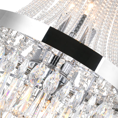 Vast 13 Light Chrome Chandelier