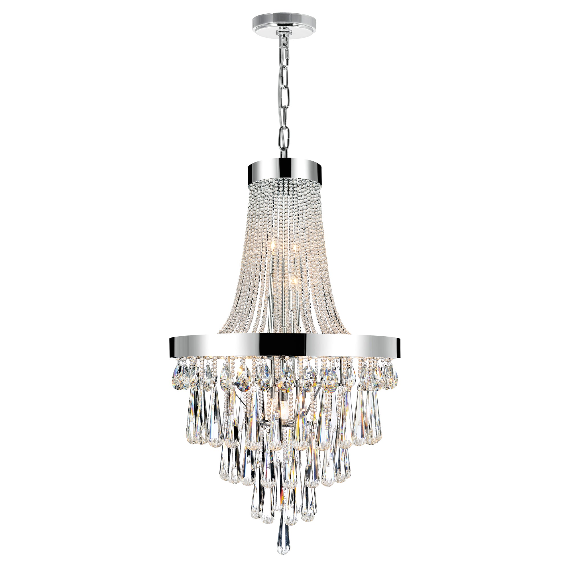 Vast 13 Light Chrome Chandelier