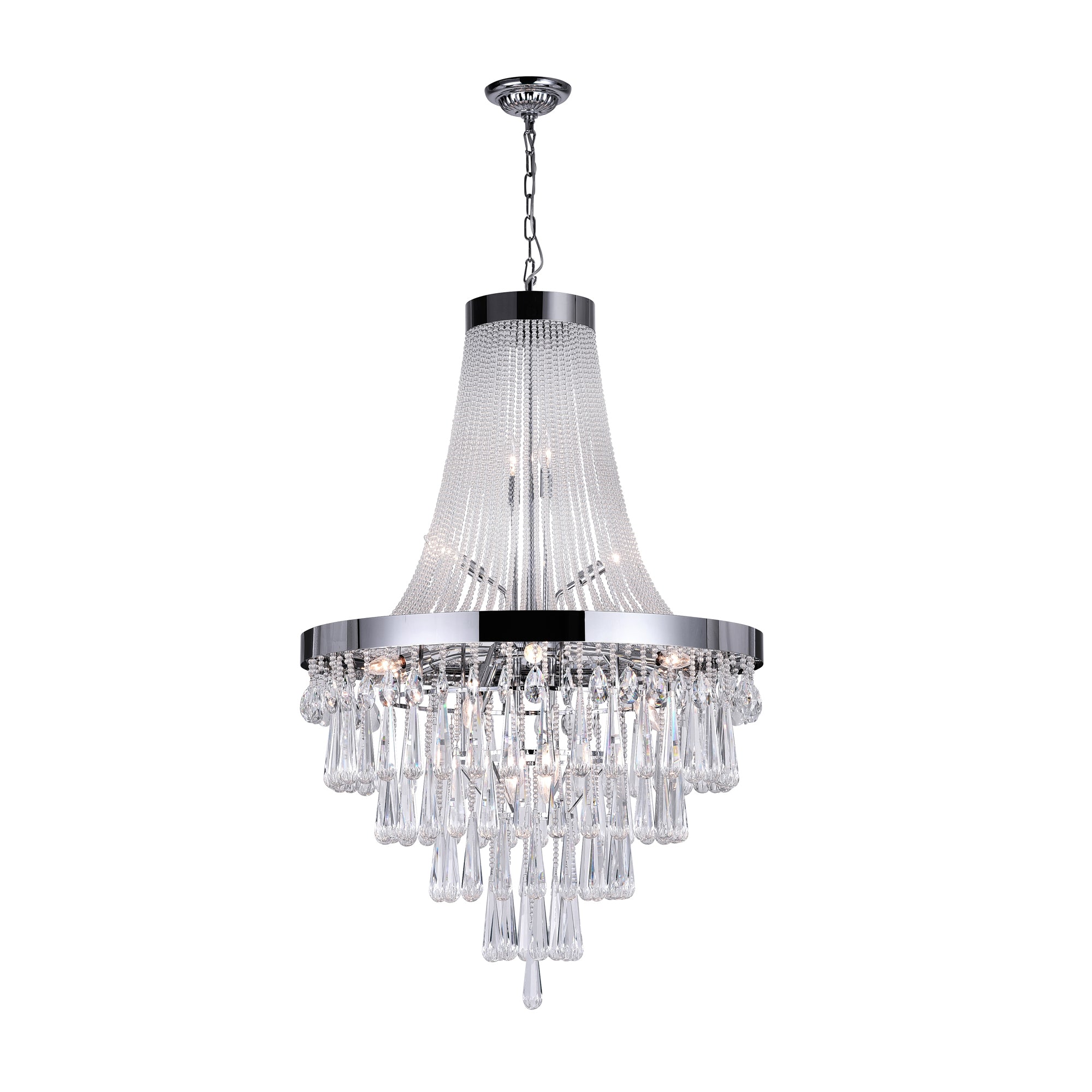 Vast 17 Light Chrome Chandelier