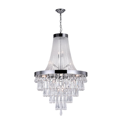 Vast 17 Light Chrome Chandelier