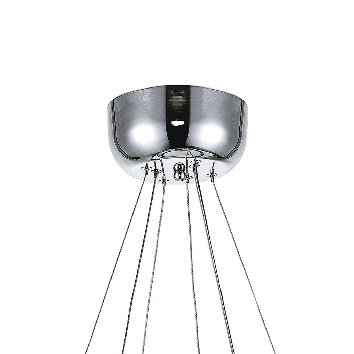 Ring Integrated LED 2 Ring 24in Chrome Chandelier