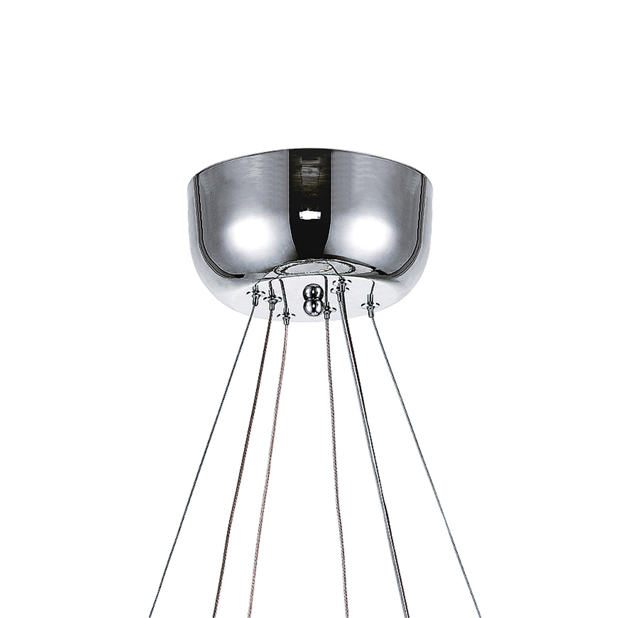 Ring Integrated LED 2 Ring 24in Chrome Chandelier