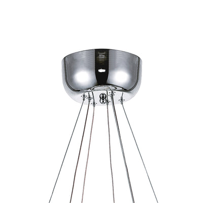 Ring Integrated LED 2 Ring 24in Chrome Chandelier