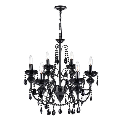 Keen Chandeliers 6 Black Finish