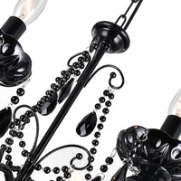 Keen Chandeliers 9 Light Black Finish