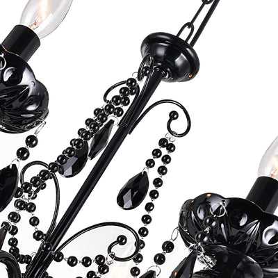 Keen Chandeliers 9 Light Black Finish