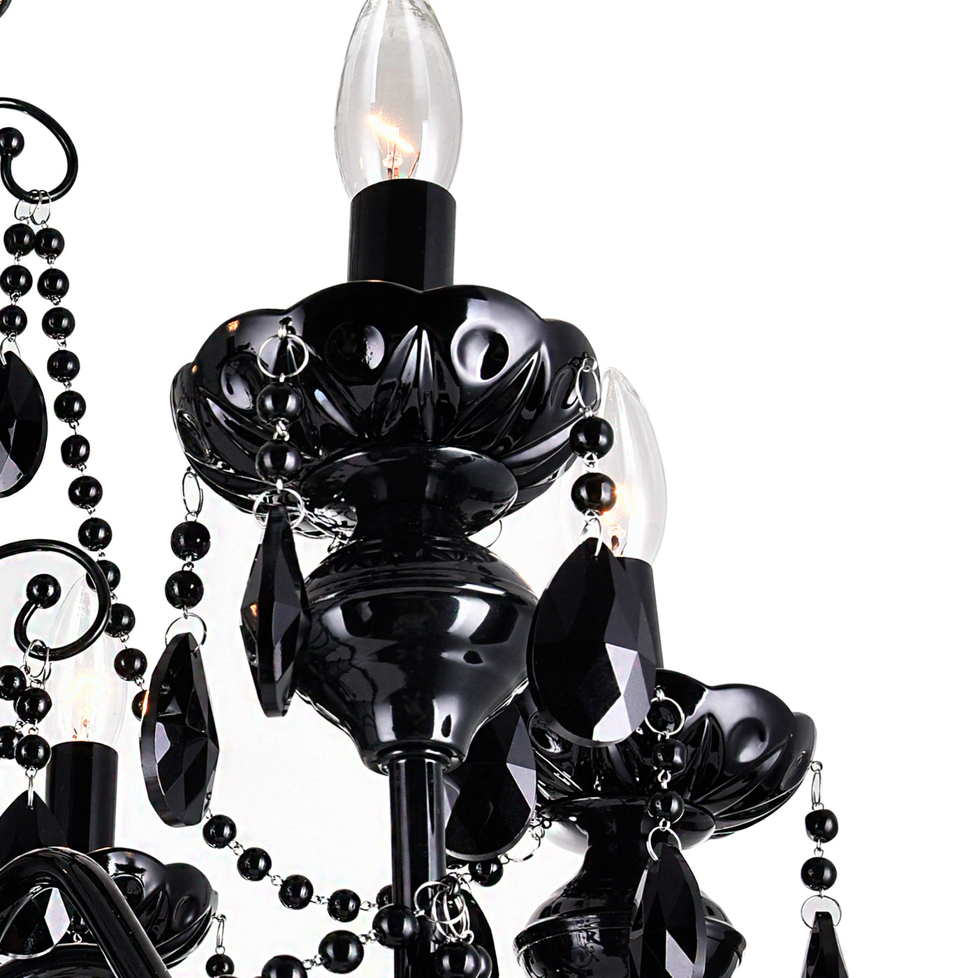 Keen Chandeliers 9 Light Black Finish