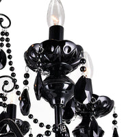 Keen Chandeliers 9 Light Black Finish