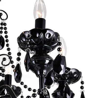 Keen Chandeliers 9 Light Black Finish