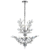 Ivy Chandeliers 6 Light Chrome Finish