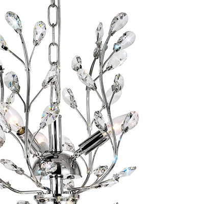 Ivy Chandeliers 9 Light Chrome Crystal