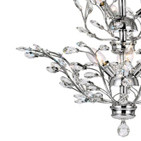 Ivy Chandeliers 9 Light Chrome Crystal