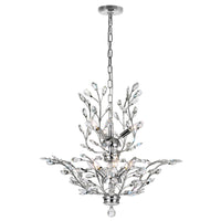 Ivy Chandeliers 9 Light Chrome Crystal