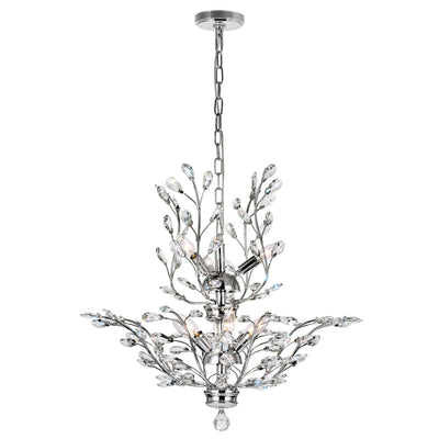 Ivy Chandeliers 9 Light Chrome Crystal