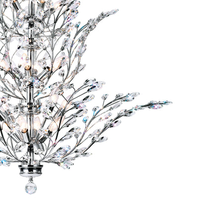 Ivy Chandeliers 18 Light Chrome Finish