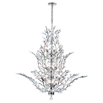 Ivy Chandeliers 18 Light Chrome Finish