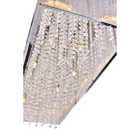 Spring Morning 10 Light Chrome Chandelier Drum Shade