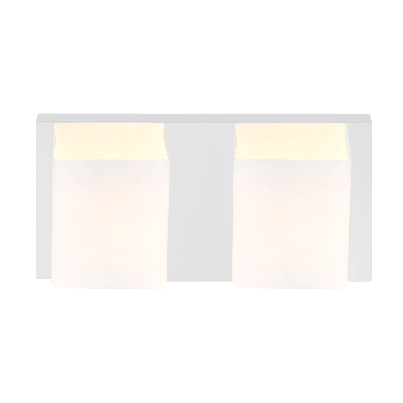 Cristini 2 Light Nickel Vanity Light with Satin Finish