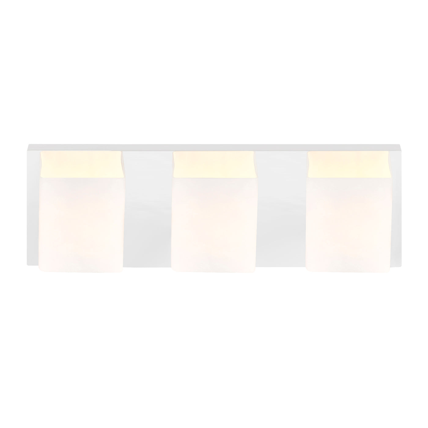 Cristini 3 Light Nickel Vanity Light with Satin Finish
