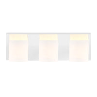 Cristini 3 Light Nickel Vanity Light with Satin Finish