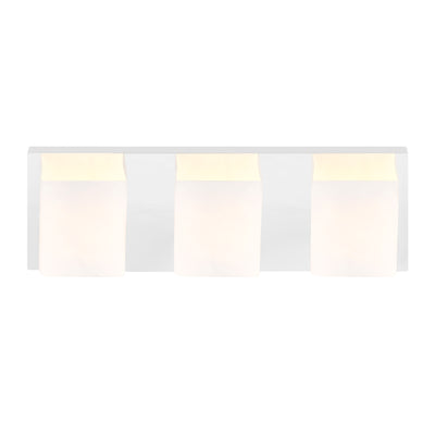 Cristini 3 Light Nickel Vanity Light with Satin Finish
