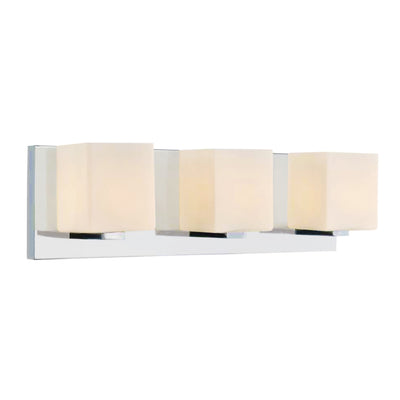 Cristini 3 Light Nickel Vanity Light with Satin Finish