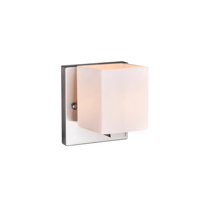 Cristini 1 Light Nickel Sconce with Satin Finish