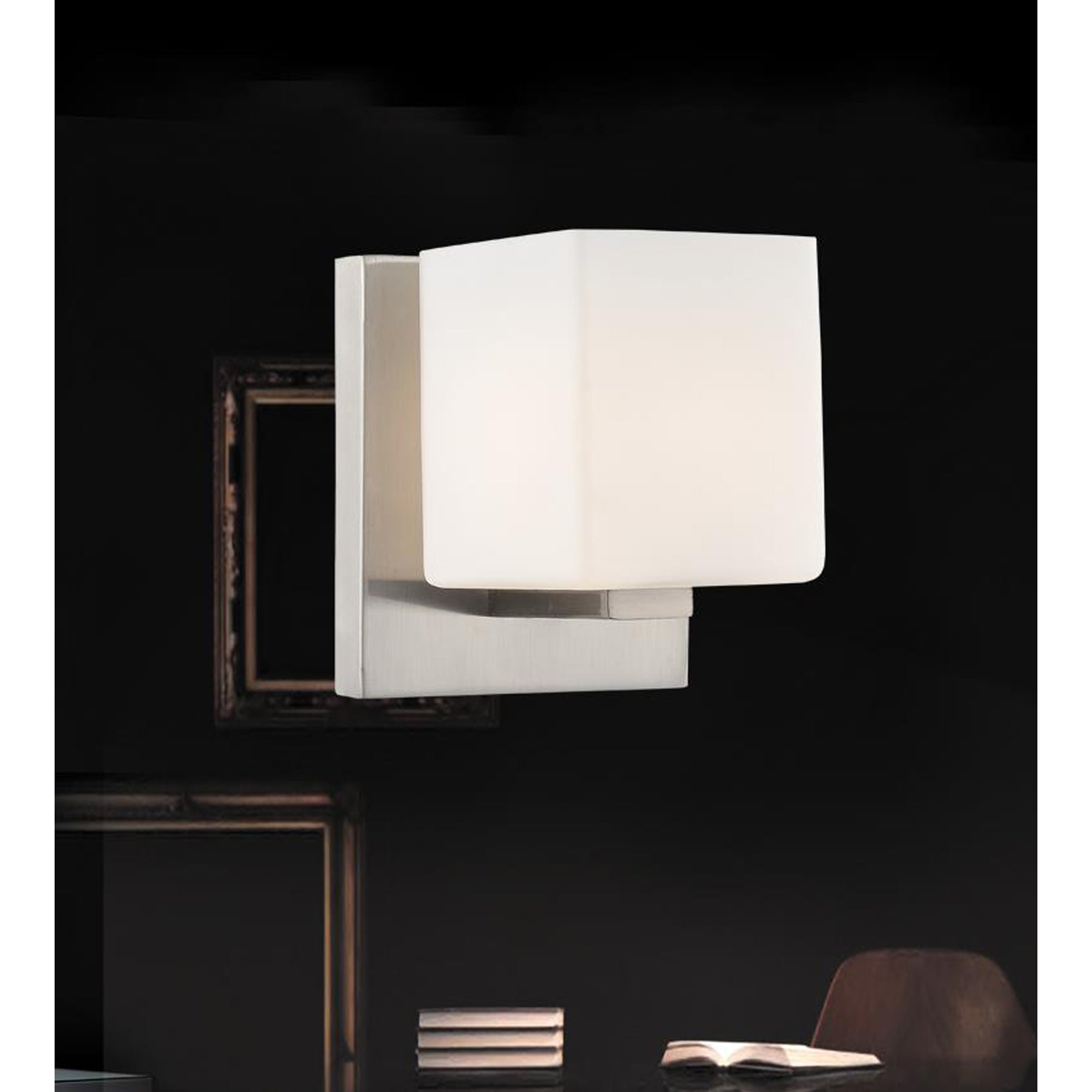 Cristini 1 Light Nickel Sconce with Satin Finish