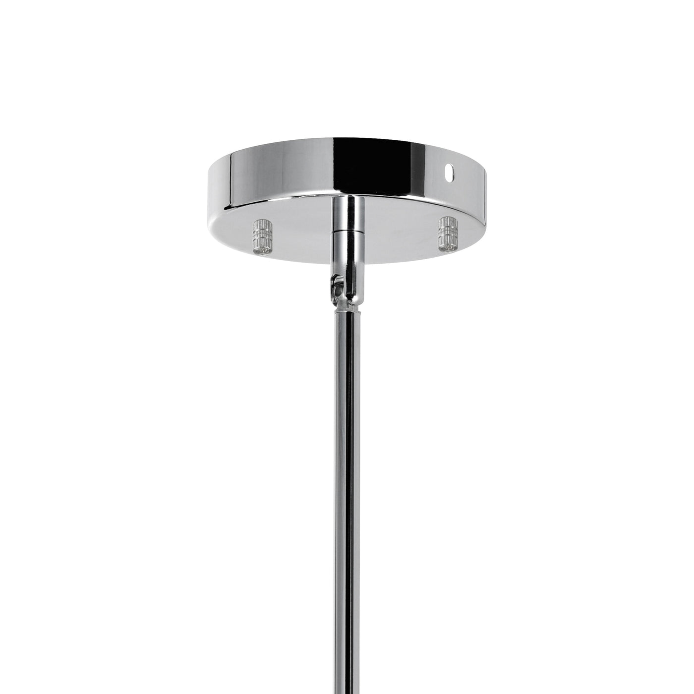 Franca 8 Light 22 Inch Chrome Chandelier with Off White Drum Shade